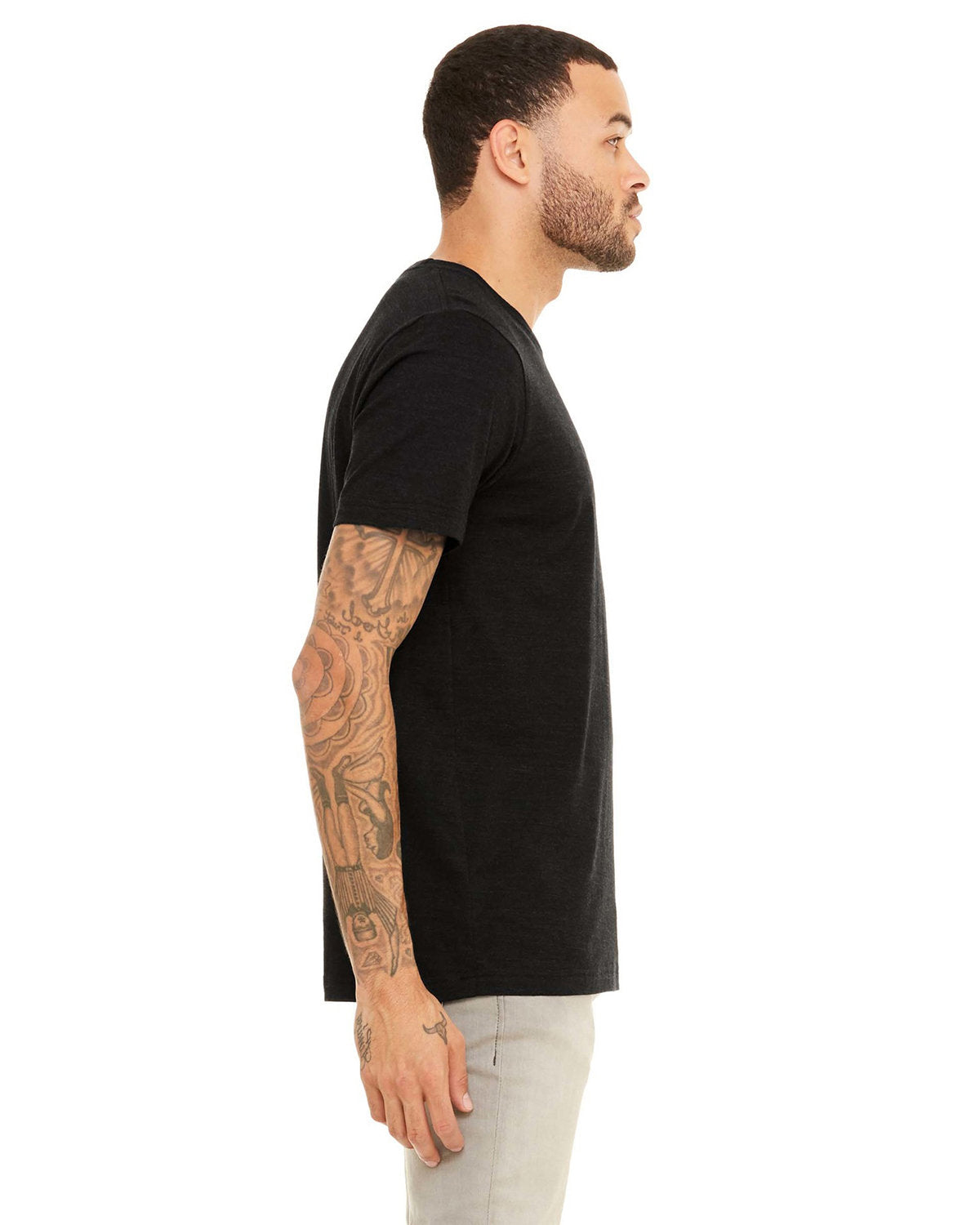 Bella + Canvas 3001CVC Unisex Heather CVC Crew Neck T-Shirt - Soft Cotton Blend Tee for Men & Women - Perfect for Casual Wear, Screen Printing & Everyday Comfort