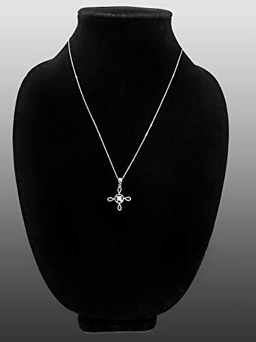 14K White Gold Adinkra SunSum African Pendant Necklace - Handmade Ghanaian Jewelry for Women, Cultural Gift for Her, Perfect for Weddings & Special Occasions