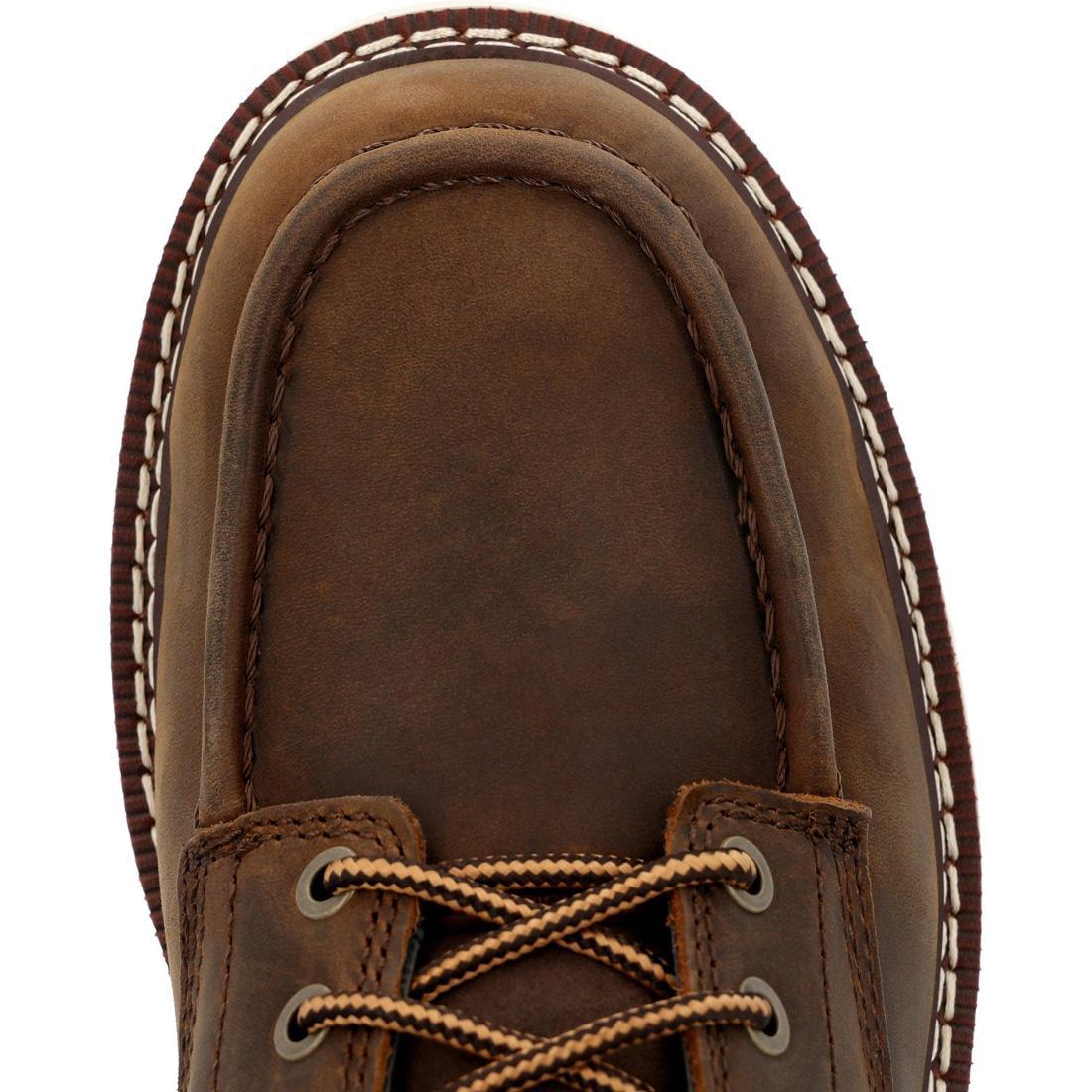 Core 37 Steel Toe Work Boots for Men - Heavy Duty Safety Shoes with Wedge Sole for Construction & Industrial Work | OSHA Compliant Work Footwear