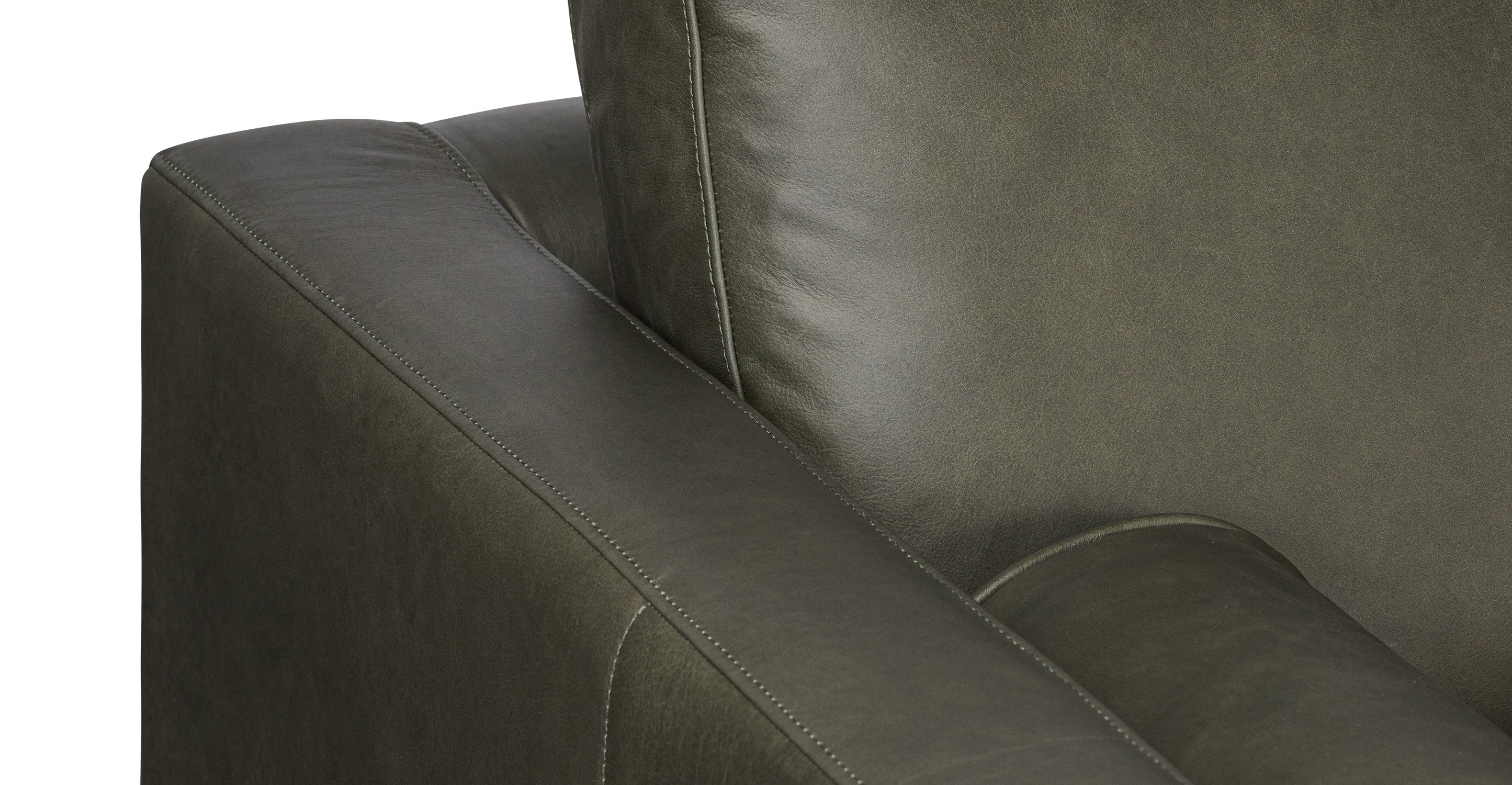 Premium Napa Leather Sofa - Modern Luxury Living Room Furniture for Home & Office - Perfect for Relaxing, Entertaining & Stylish Decor