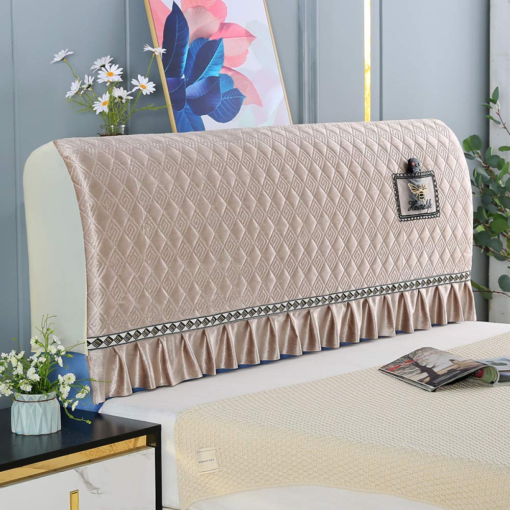 Renbin Stretchable Dustproof Headboard Slipcover Protector - Decorative Bed Head Cover (4-150cm) for Home & Hotel Use - Perfect for Dust Protection & Bedroom Decor