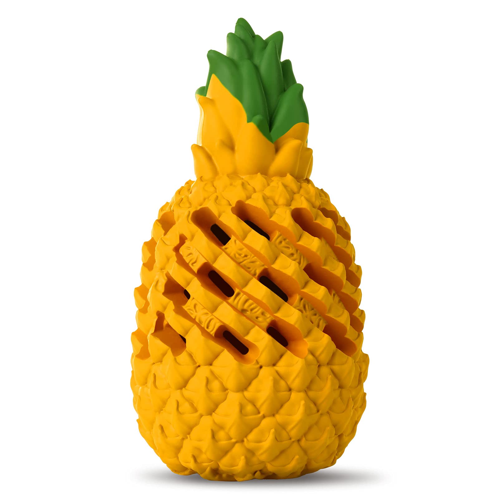 Durable Indestructible Pineapple Dog Chew Toys for Aggressive Chewers - Tough Puzzle Treat Dispenser for Small, Medium & Large Dogs - Promotes Dental Health - Perfect for Playtime, Training & Teething Relief