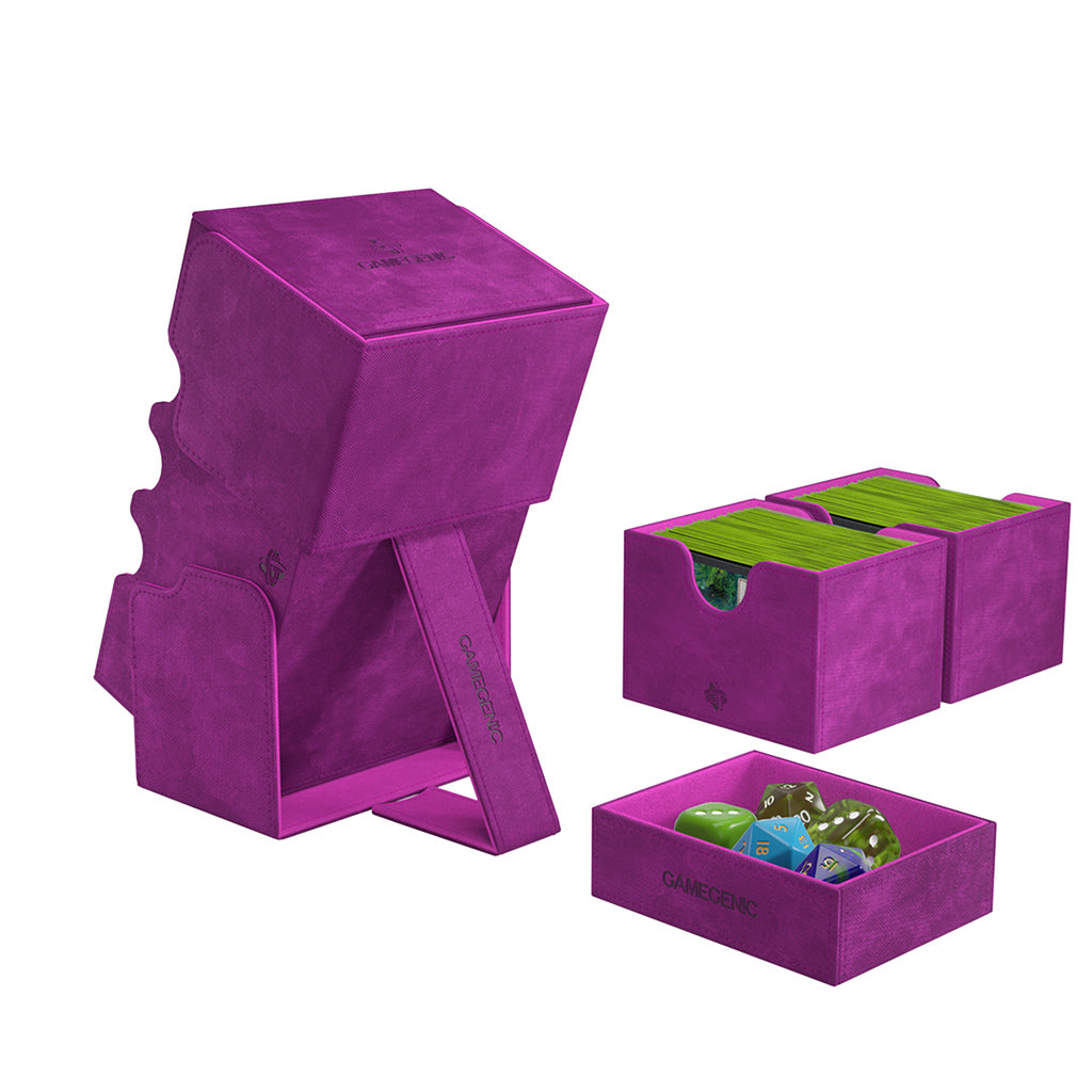 Stronghold 200+ XL Purple Heavy Duty Storage Bins - Extra Large Plastic Containers for Home Organization, Garage Storage & Office Supplies - Perfect for Closet, Pantry & Toy Storage