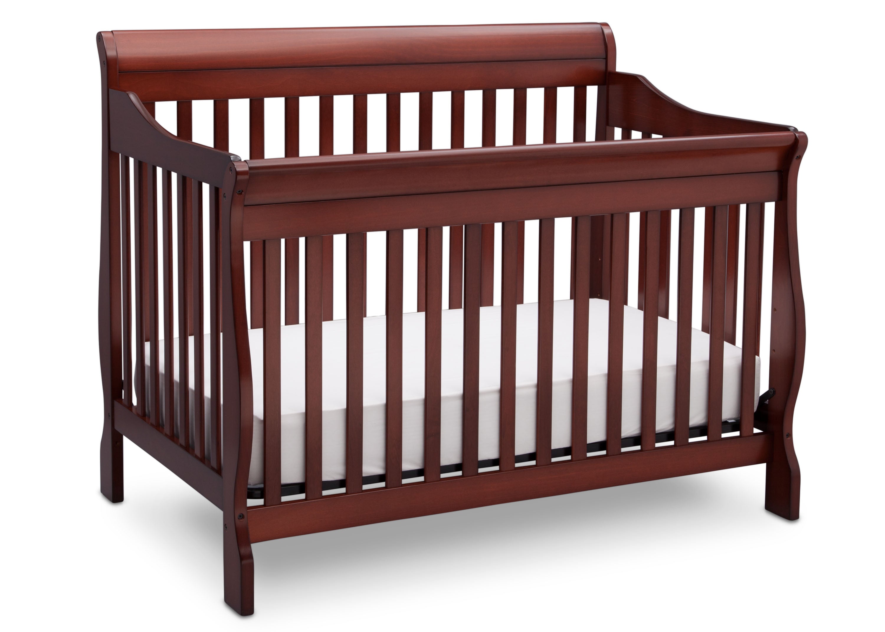 4-in-1 Convertible Baby Crib with Toddler Bed & Daybed - Safe Modern Nursery Furniture for Boys & Girls - Perfect for Newborns, Infants & Toddlers (White)