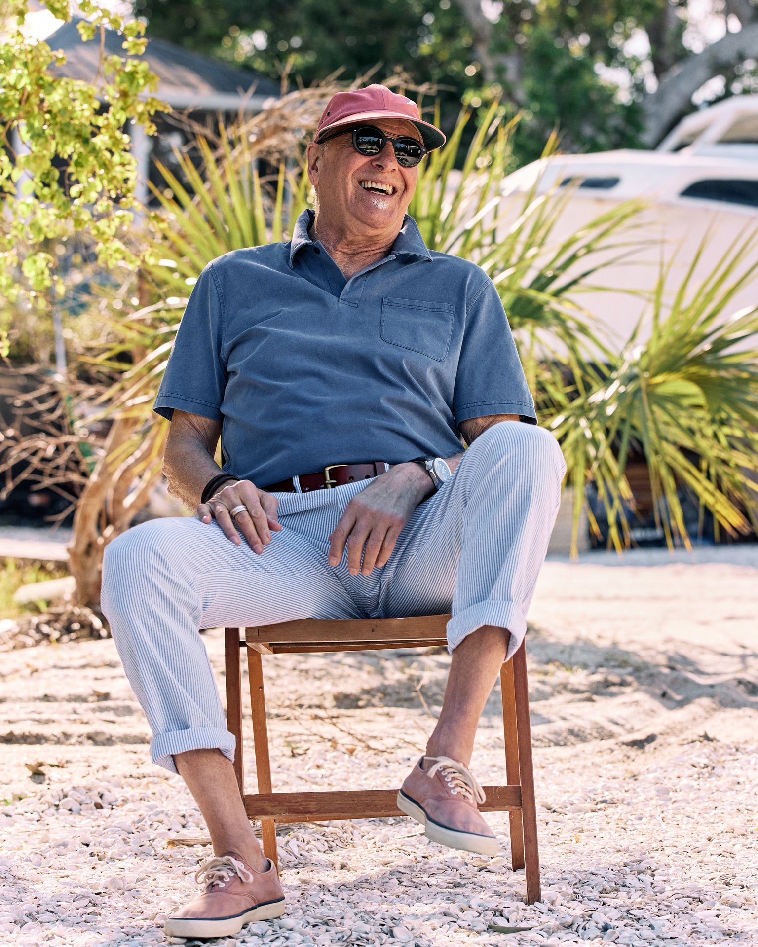 Salt Washed Polo Shirt for Men - Weathered Navy Blue Casual Button Down Top | Perfect for Golf, Business Casual & Summer Outfits