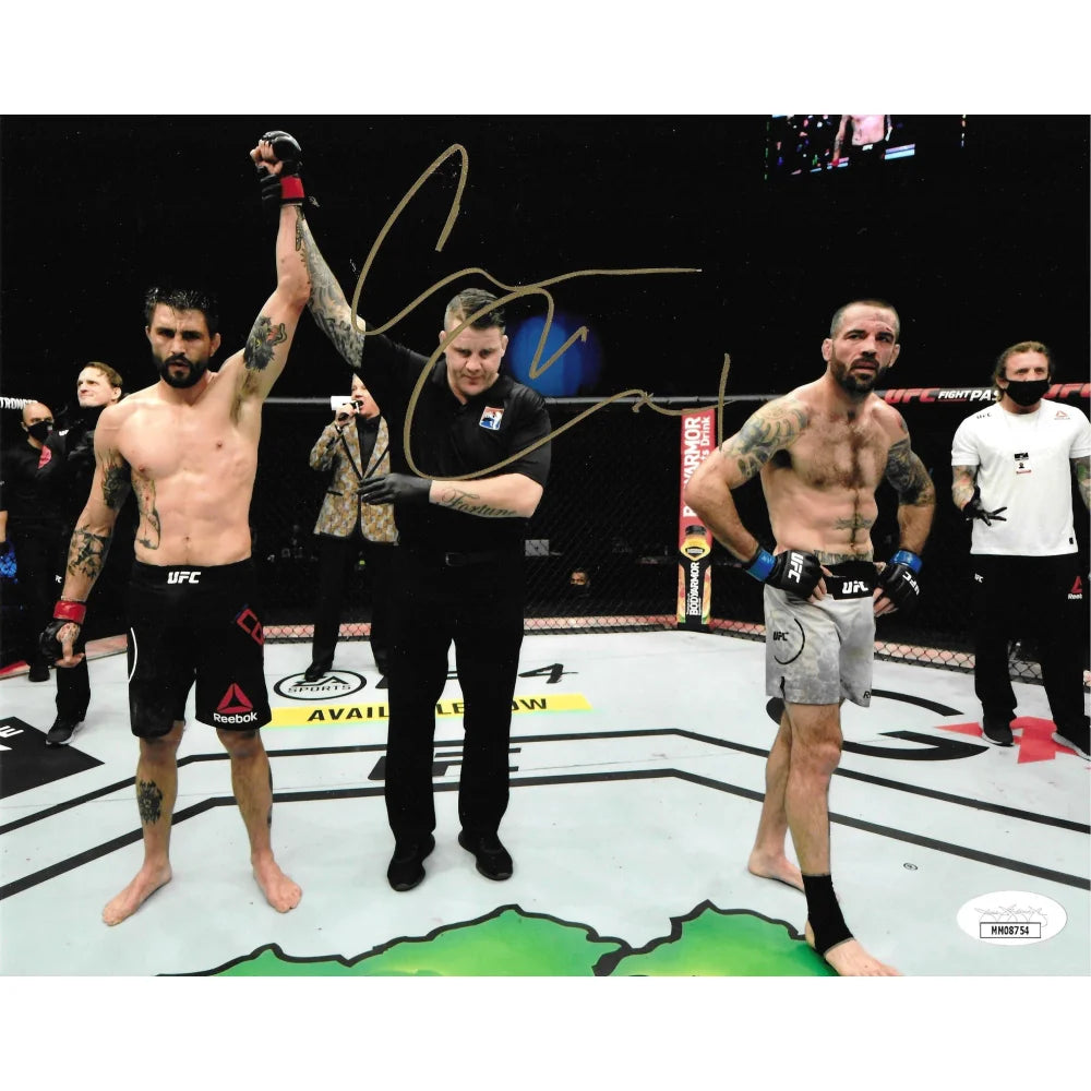 Carlos Condit Autographed 8x10 Photo with JSA COA - UFC MMA Signed Memorabilia - 