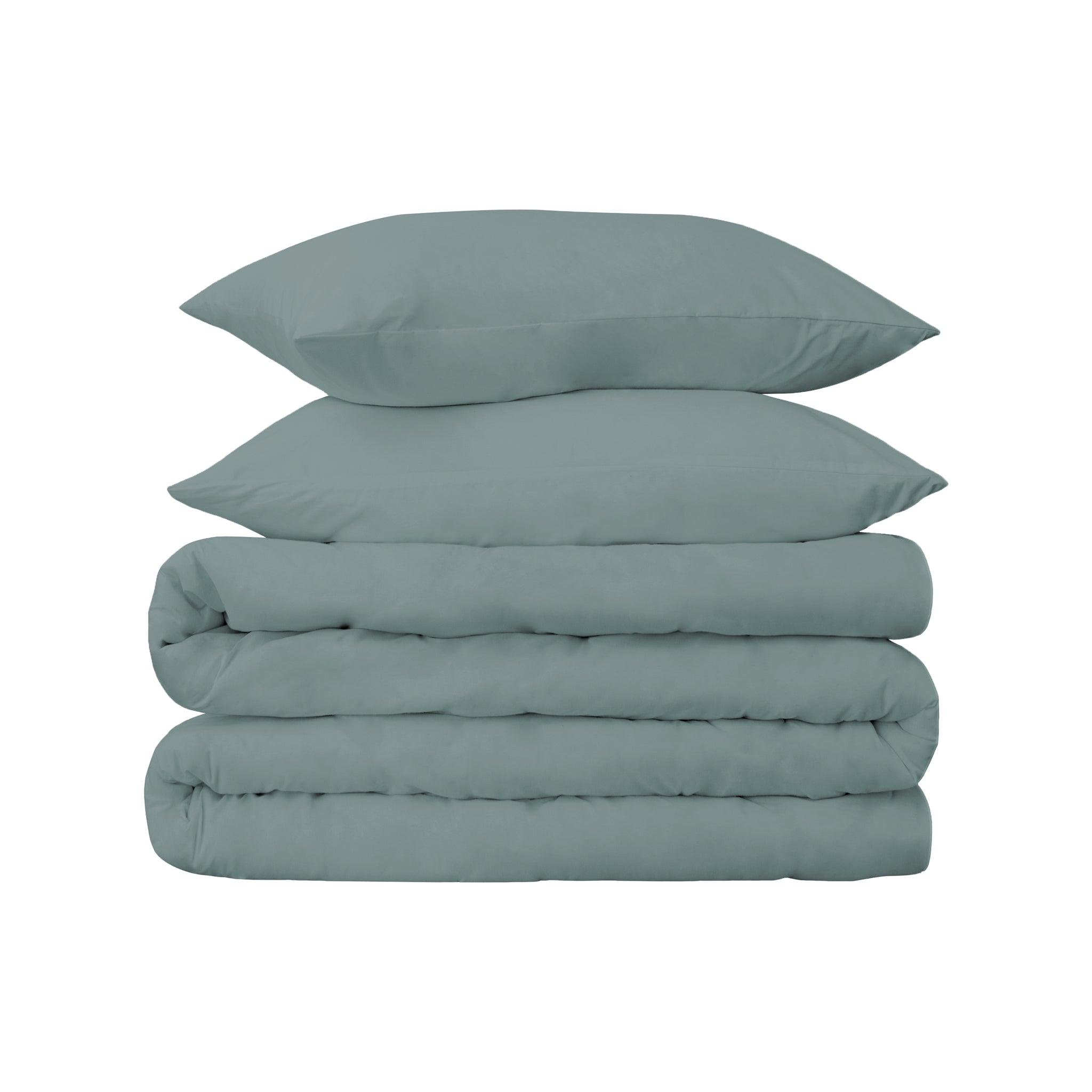Luxury 650 Thread Count Egyptian Cotton Duvet Cover Set - King Size, Breathable & Hypoallergenic for Ultimate Comfort - Perfect for Master Bedroom, Guest Room & Hotel Use