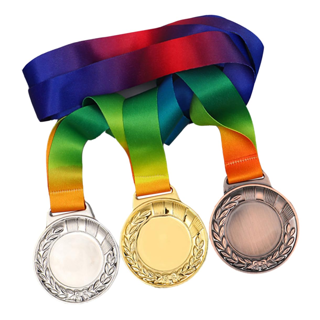 PAMINGONO 3-Piece Kids Medal Toy Set - Award Ribbons for Children's Games, Sports & Achievements - Perfect for Birthday Parties, School Events & Sports Competitions