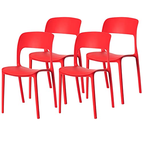 Set of 4 Red