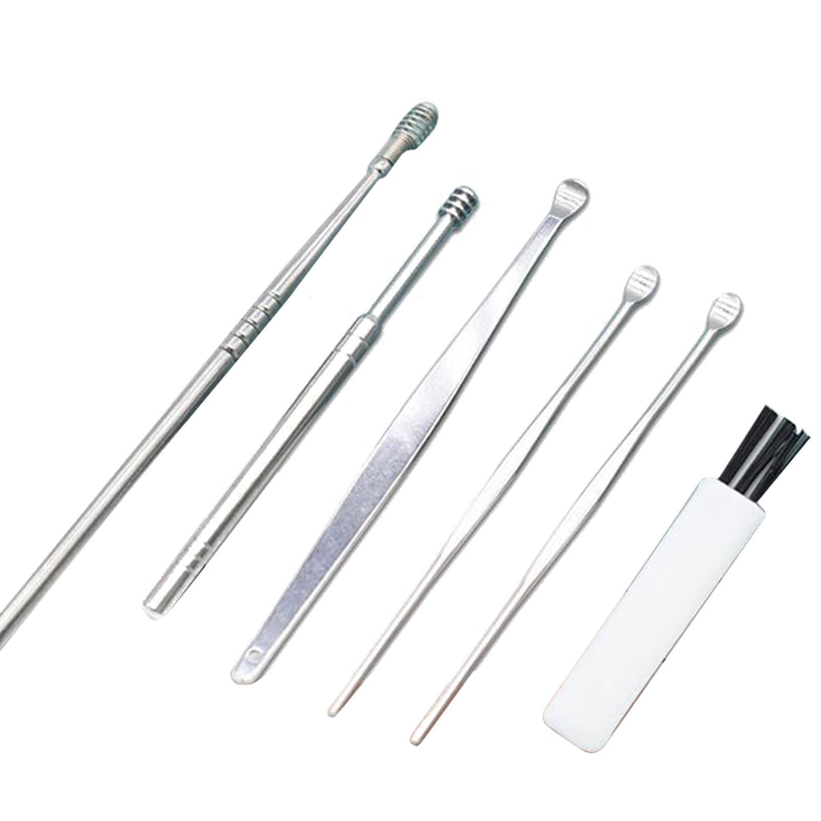 Henghe Stainless Steel Ear Wax Cleaner Tool Set - Safe & Hygienic Ear Curette for Kids & Adults - Includes Storage Box - Perfect for Home, Travel & Personal Hygiene Care