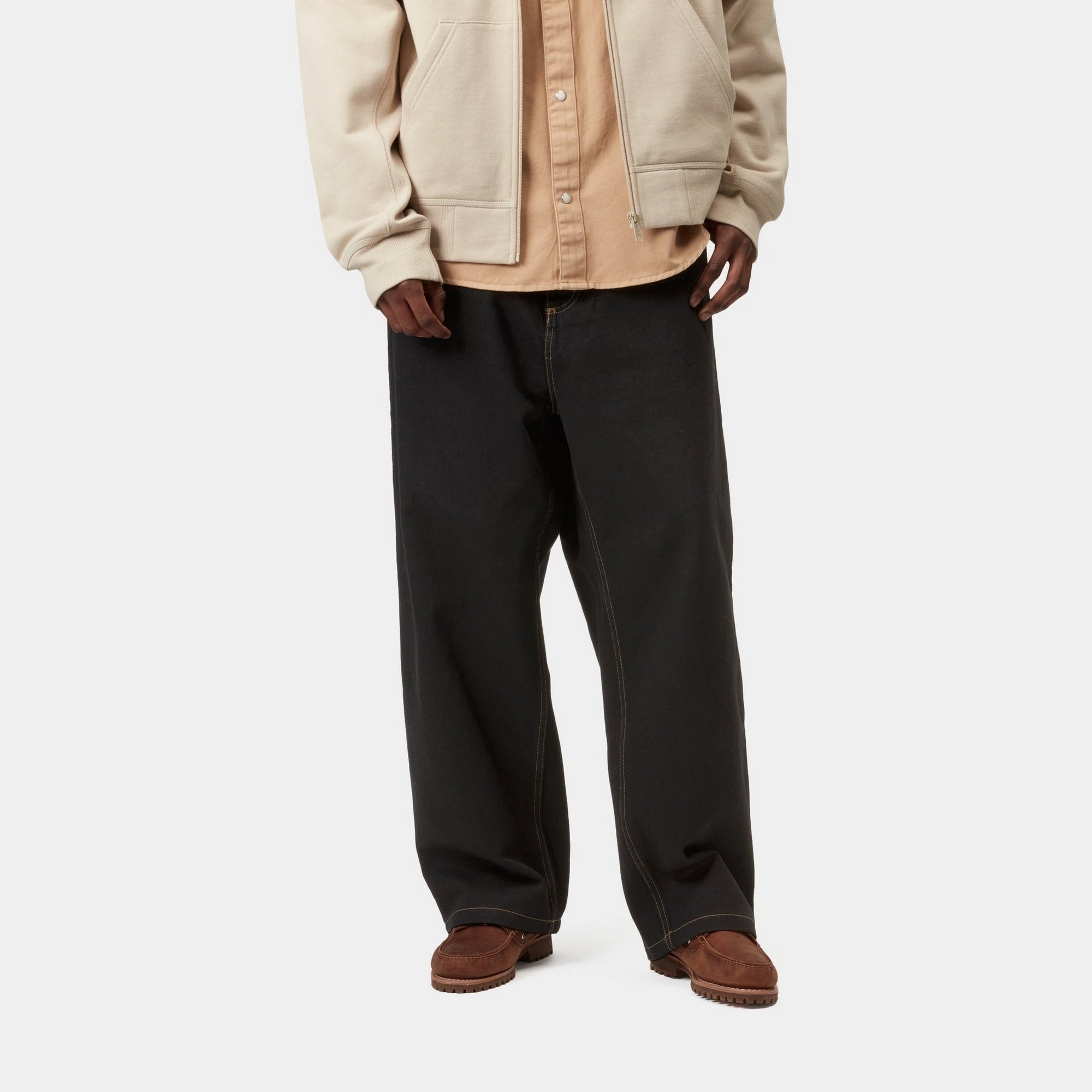 Brandon Men's Casual Pants - Black (Rinsed) | Comfortable & Stylish for Everyday Wear, Work, and Outdoor Activities