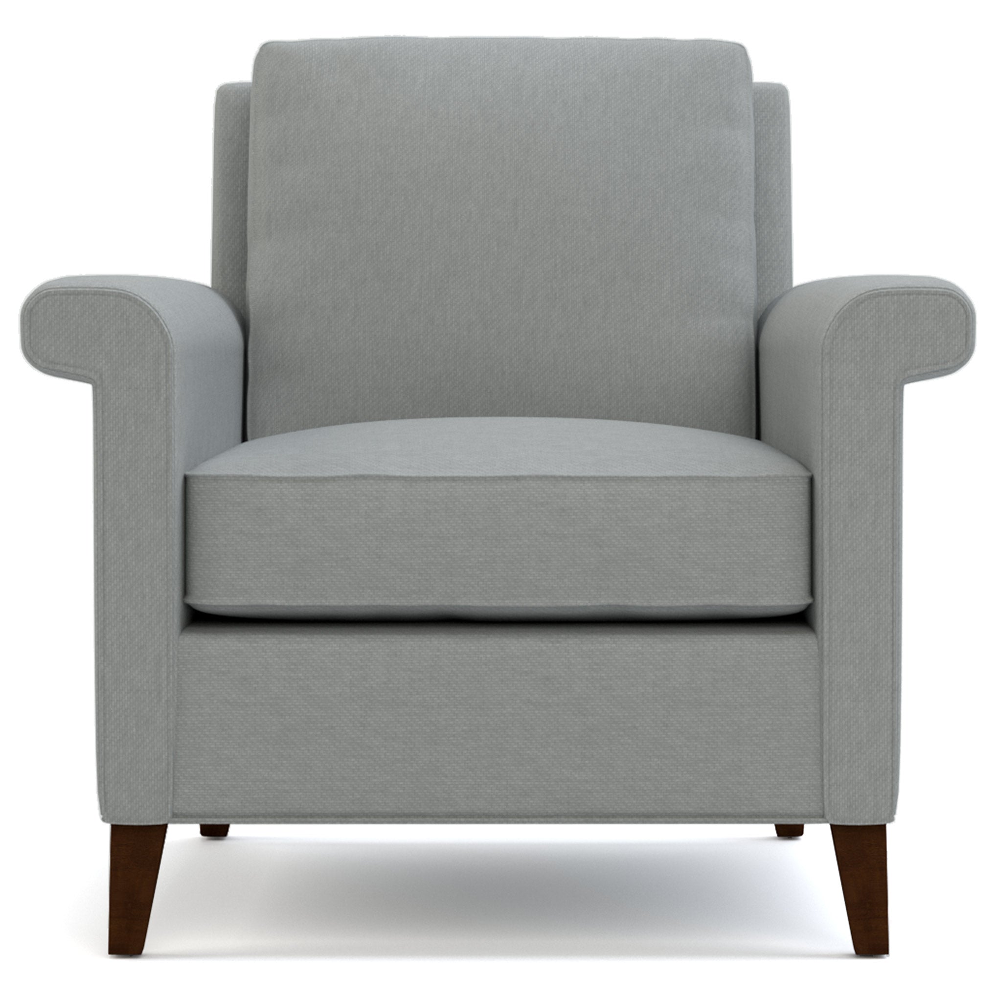 Belleville Chair - Modern Accent Chair for Living Room, Bedroom & Office - Comfortable Upholstered Armchair with Sturdy Metal Legs - Perfect for Relaxing, Reading & Decorating Small Spaces