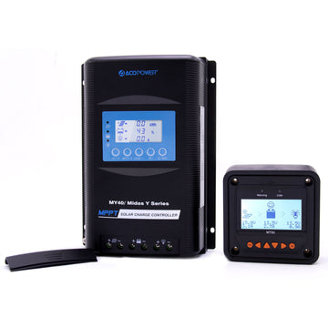 Acopower 100W Monocrystalline Solar Panel Kit with 20A PWM Charge Controller - All Black Design for RV, Boat, Off-Grid & Emergency Power