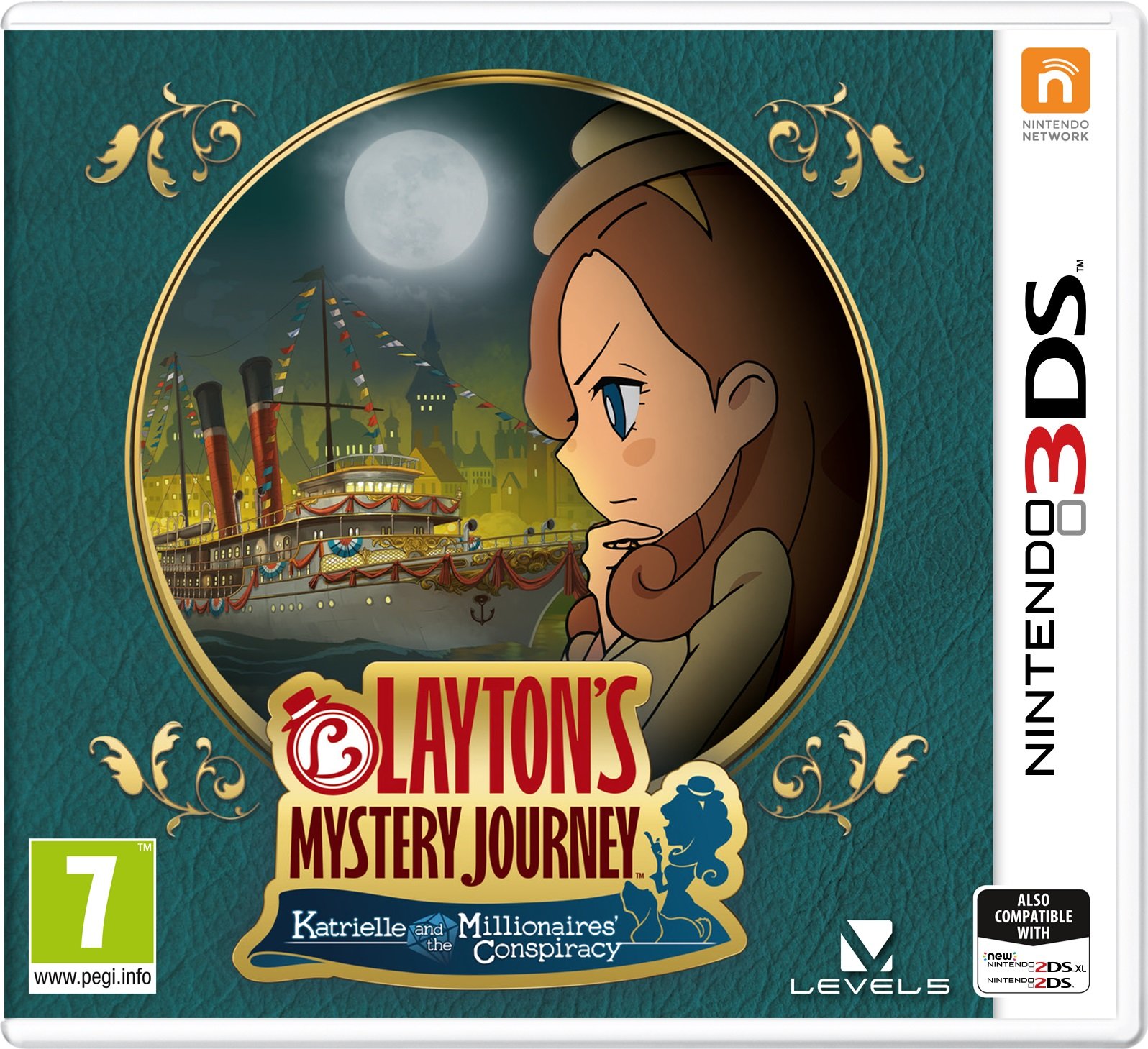 Layton's Mystery Journey: Katrielle and the Millionaires' Conspiracy - Nintendo 3DS Game | Puzzle Adventure for Teens & Adults | Perfect for Travel & Family Game Nights