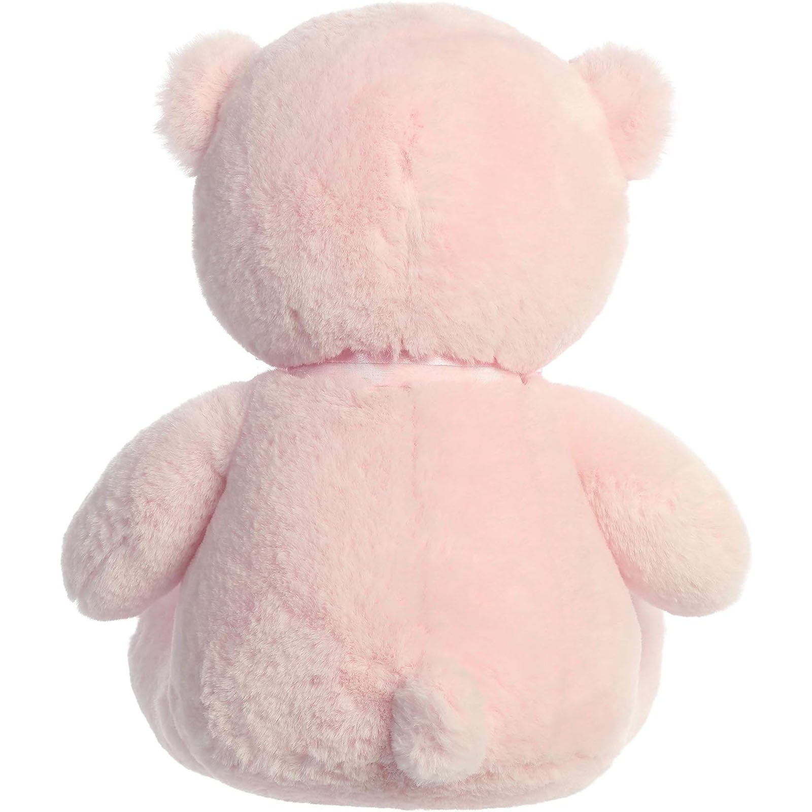 Aurora Ebba My First Teddy Bear - 18 Inch Soft Pink Plush Stuffed Animal Toy for Babies & Kids | Perfect for Nursery Decor, Baby Shower Gifts & Cuddling