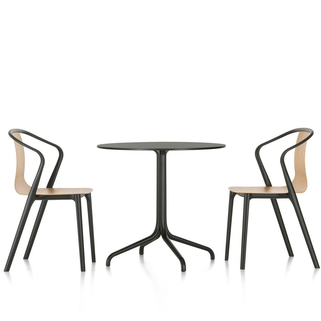 Belleville Round Bistro Table for Indoor Dining - Perfect for Small Spaces, Kitchens, and Breakfast Nooks