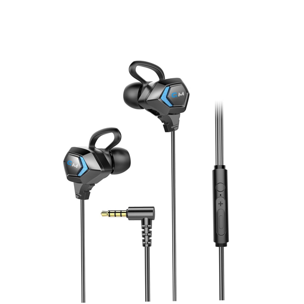 **Homoyoyo Wired Gaming Headset with Microphone - Noise Isolating In-Ear Earphones for PC, Mobile, Laptop - Perfect for Gaming, Workouts, Gym & E-Sports**