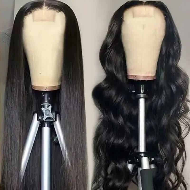 Eullair Kim K 2x6 Lace Closure Wig - Deep Part Human Hair Wig with Transparent Lace for All Hair Textures | Perfect for Daily Wear, Parties & Special Occasions