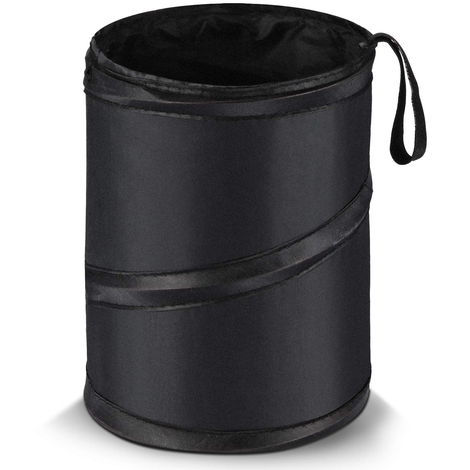 Portable Collapsible Pop-Up Car Trash Can - Waterproof Travel Garbage Bag Holder for Vehicles, Cars & SUVs - Ideal for Road Trips, Commuting & Family Outings (1 Pack)