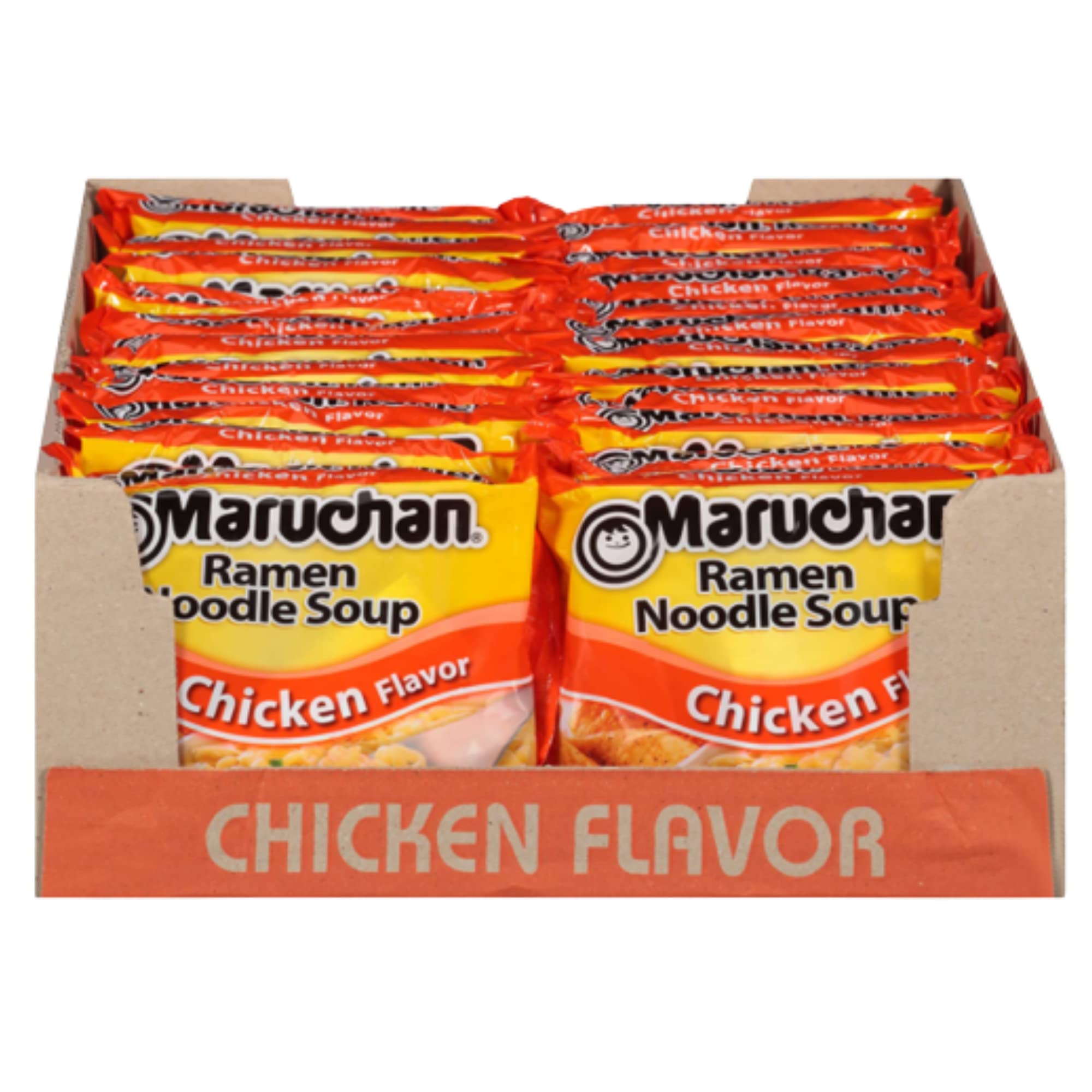 Ja’Cor Instant Ramen Noodles Soup 3 oz - Chicken Flavor, Quick & Easy Meal for On-the-Go, Office Lunch, College Dorm Snacks - Includes 24 Individual Packs + Reusable Chopsticks - Perfect for Travel, Camping & Emergency Food Supply