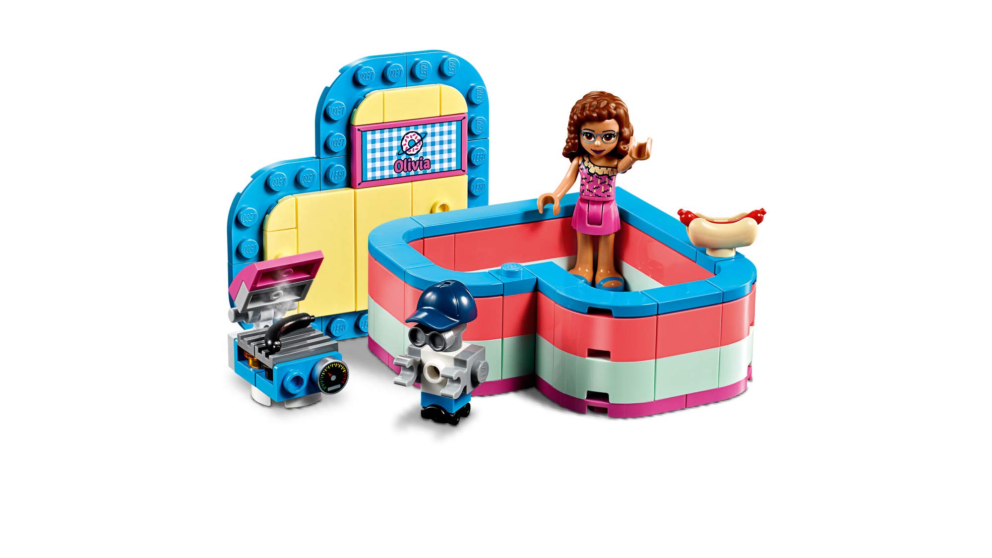 LEGO Friends Olivia’s Summer Heart Box 41387 Building Kit - 93 Piece Creative Construction Toy for Kids Ages 6+ | Perfect for Birthday Gifts, Summer Activities & STEM Learning