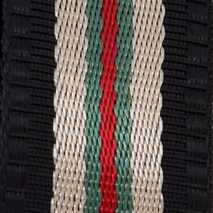 Black Stripes-gun Metal Buckle