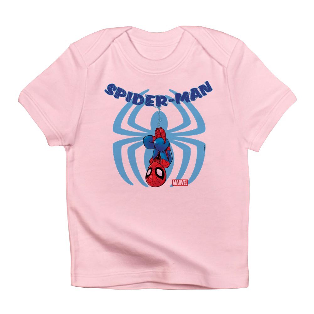 Spider-Man Infant T-Shirt - Cute Baby Boy Superhero Tee for 0-24 Months | Perfect for Playtime, Birthday Gifts & Photo Shoots