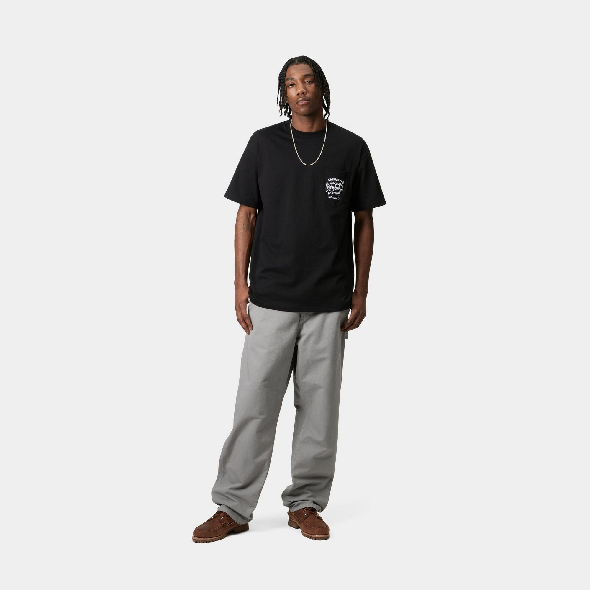 Fragments Pocket T-Shirt for Men & Women | Black & White Colors | Casual Wear, Street Style & Everyday Comfort