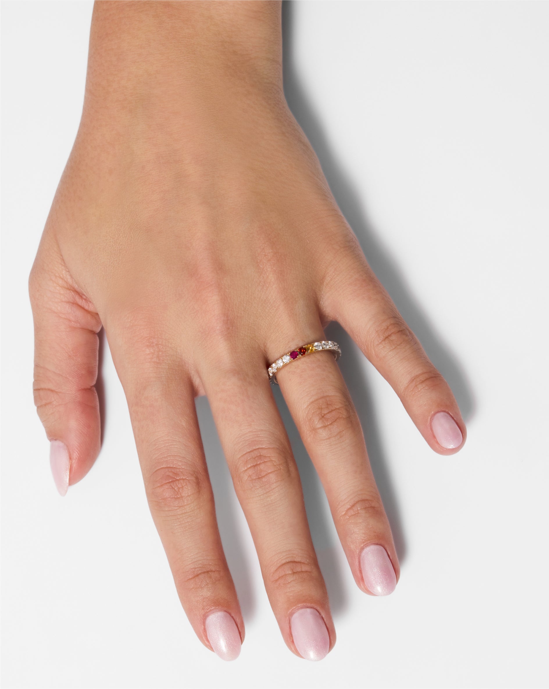 2.5mm Personalized Perfect Pavé Diamond Ring for Women - Custom Name Engraved Wedding Band, Anniversary Gift, Promise Ring - Perfect for Proposals, Engagements, and Special Occasions