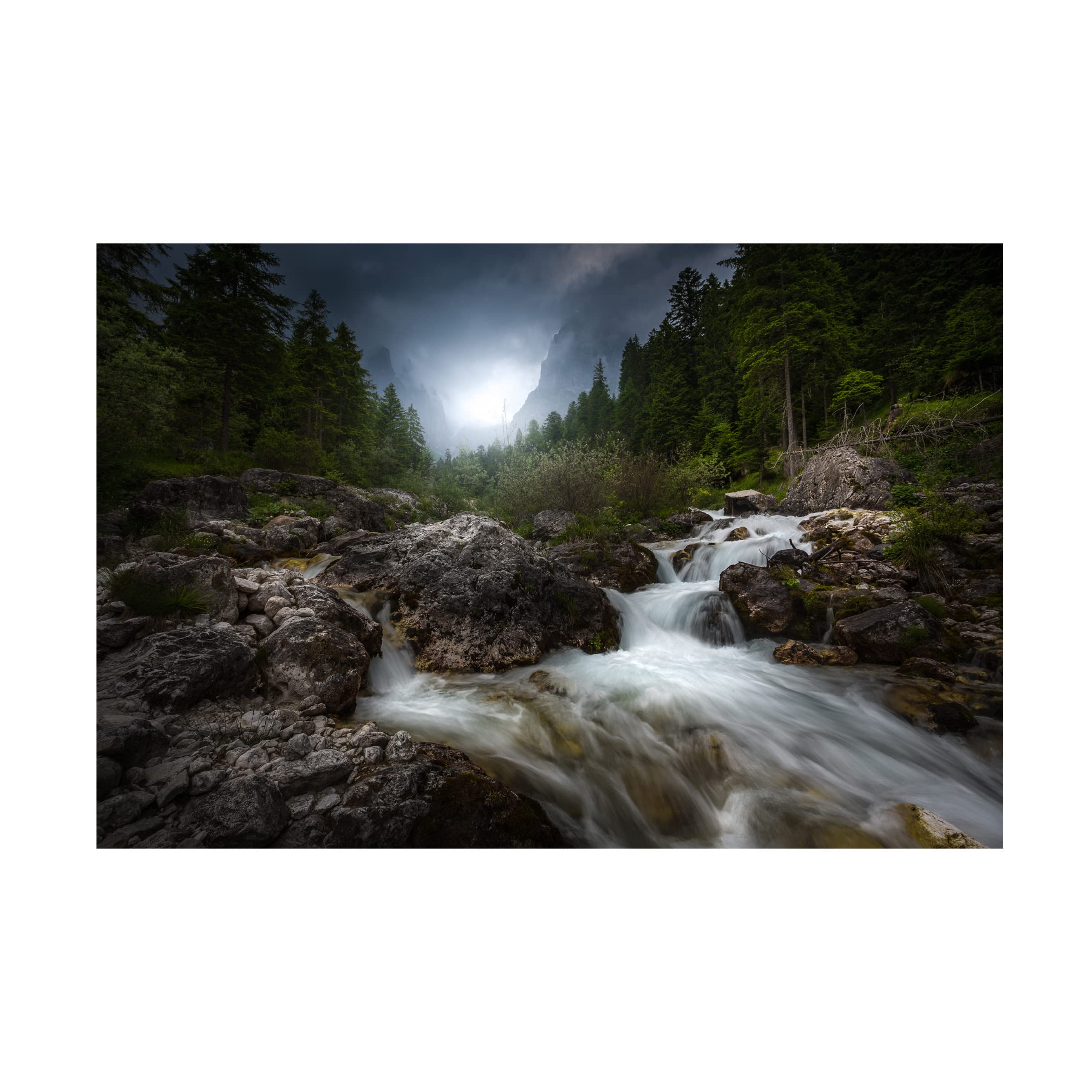 Francesco Tavani 'The River' Canvas Art Print - Premium Trademark Fine Art Wall Decor for Living Room, Bedroom & Office