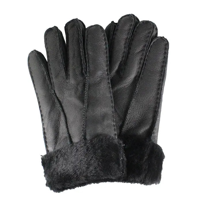 BOL Women's Shearling Leather Gloves - Winter Warm Touchscreen Gloves for Driving, Outdoor Activities & Cold Weather Fashion