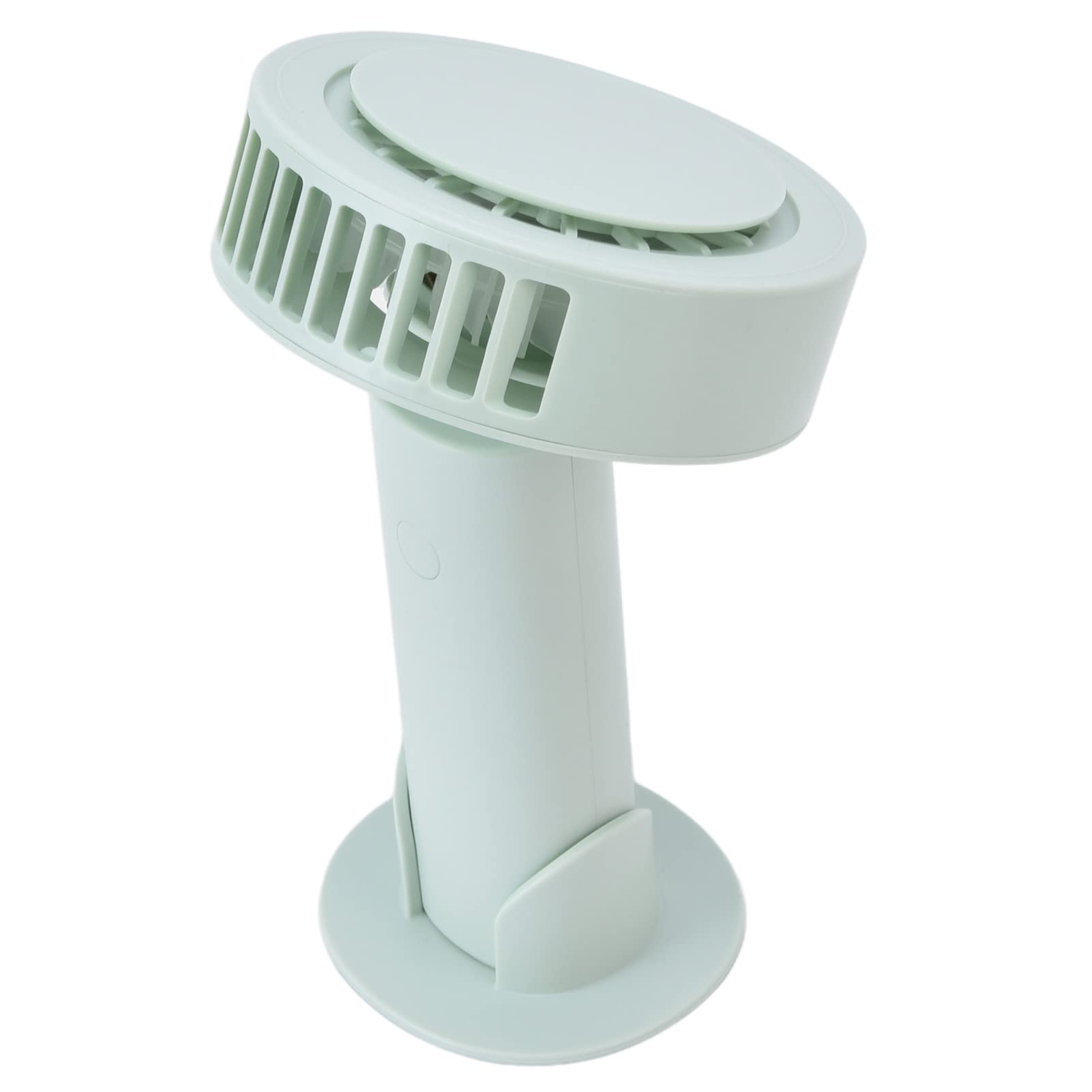 Gaeirt Handheld Electric Fan - Portable Mini Pocket Fan with 3 Speed Settings, 90° Adjustable, 70 to -200mA, Lanyard Included - Perfect for Outdoor, Running, Travel, and Office Use (Green)
