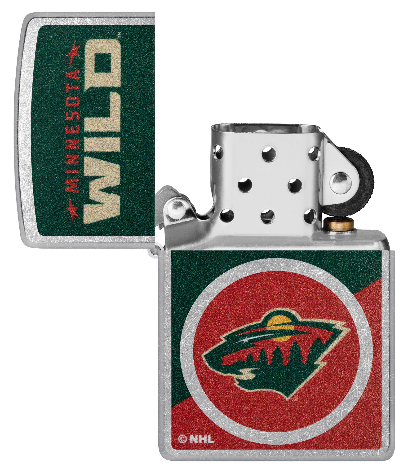Minnesota Wild Color Image Street Chrome - Premium Hockey Fan Gear for Men & Women - Perfect for Game Day, Tailgating, and Sports Enthusiasts