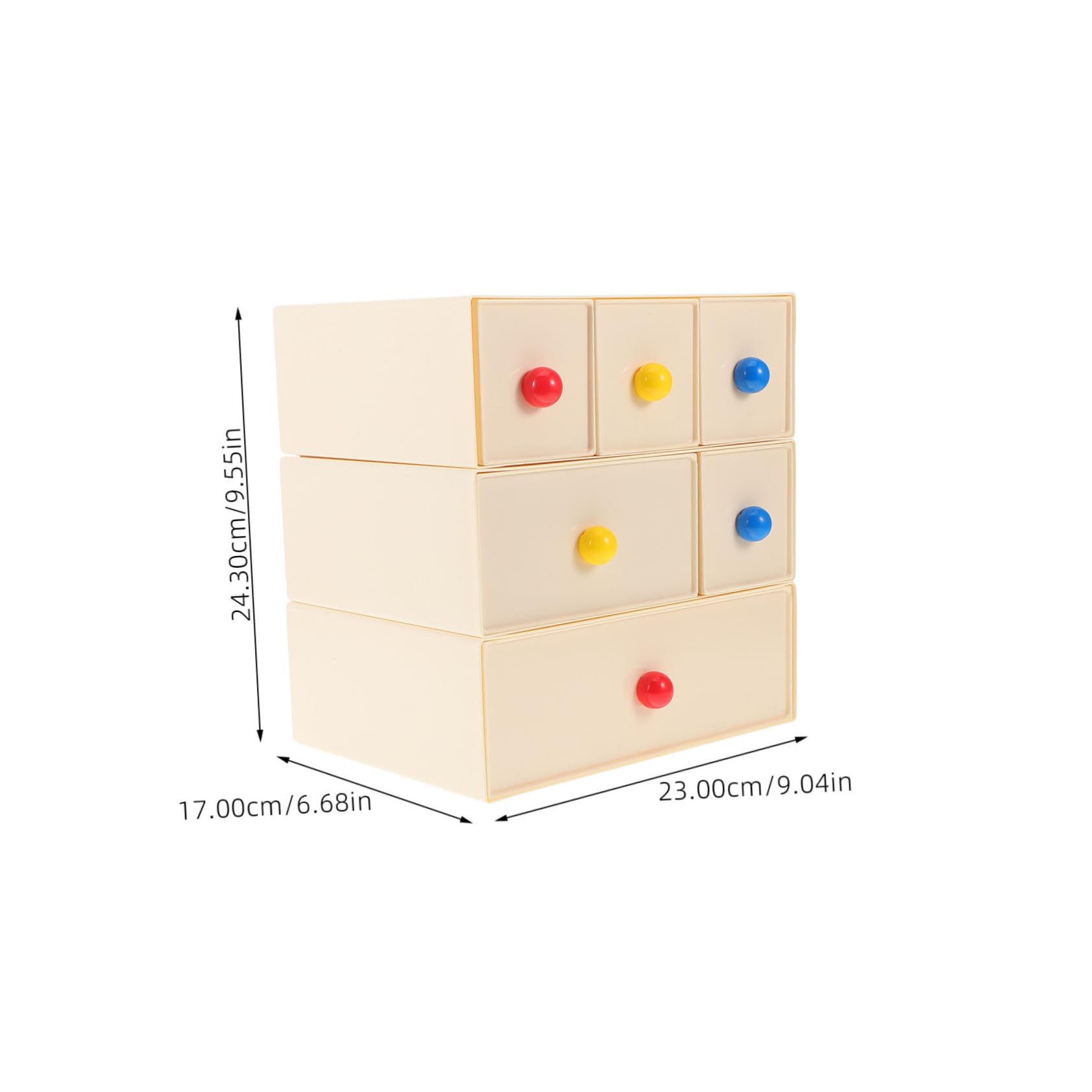 FOYTOKI Large Cosmetic Storage Box with Drawers - Plastic Makeup Organizer for Vanity, Bathroom & Travel - Perfect for Lipsticks, Brushes & Skincare Products