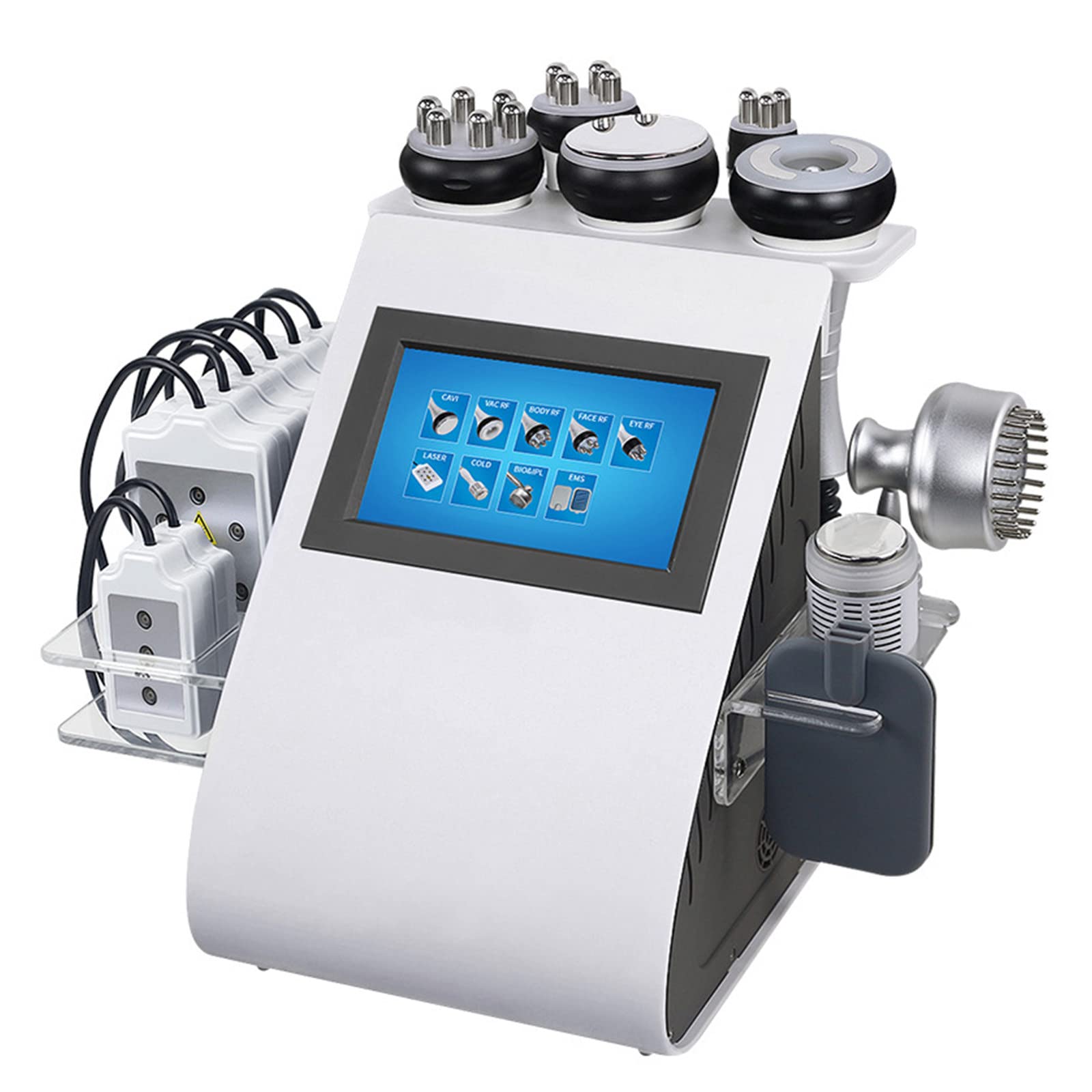 9 in 1 Multifunctional Body Contouring Machine - Vacuum RF Cavitation Massager for Fat Reduction & Skin Tightening - Perfect for Home Spa & Professional Salon Treatments
