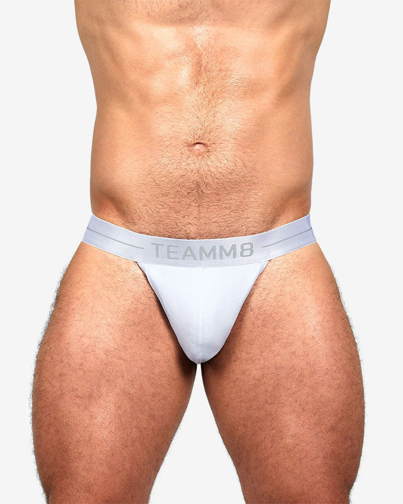 Teamm8 Icon Thong Modal White - Comfortable Underwear for Women, Seamless & Breathable for Daily Wear, Workout & Yoga