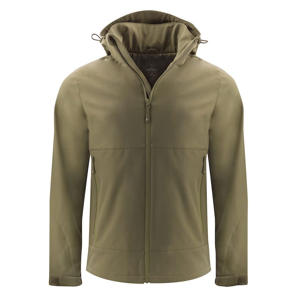James Harvest Men's Lodgetown Soft Shell Jacket - Waterproof Windbreaker for Hiking, Camping & Outdoor Adventures
