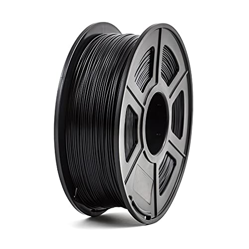 SRY-Holster HH-DYHC 3D Printer Filament - 1.75mm PLA ABS 1kg Spool (±0.02mm Tolerance) - Premium 3D Printing Material for 3D Printers & Pens - Ideal for DIY Projects, Prototyping, and Creative Designs (PLA Plus Black)