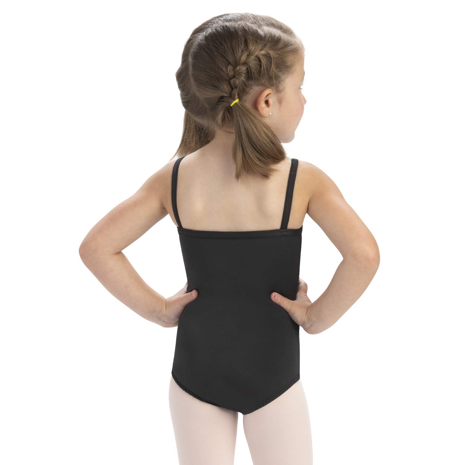 GK Stars Girls Leotard with Spaghetti Straps - Dance & Gymnastics Wear for Ballet, Cheerleading, and Performance - Comfortable Stretch Fabric for Active Kids
