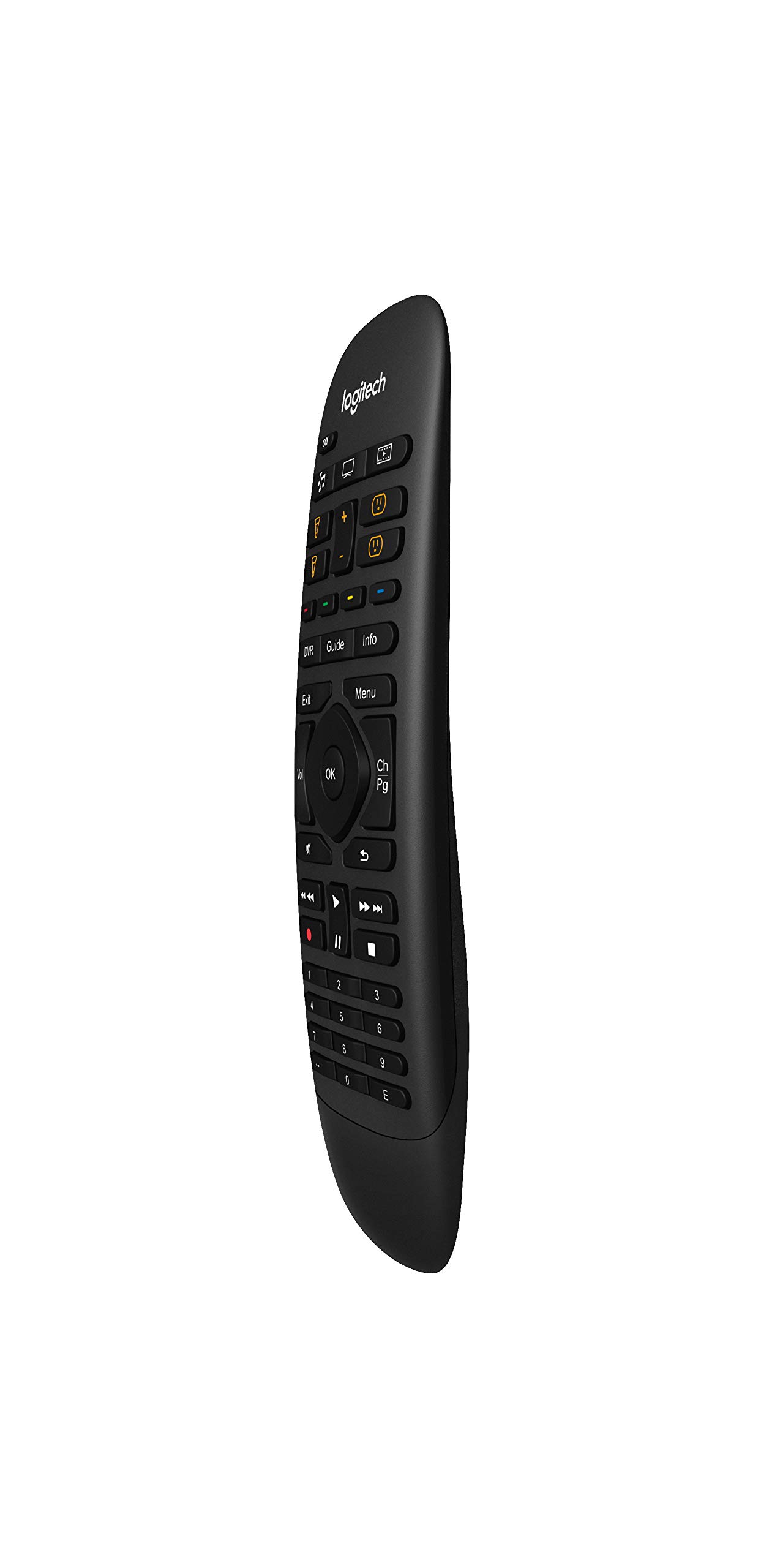Logitech Harmony Smart Control Universal Remote with Smartphone App - All-in-One Black Remote for TV, Cable, Gaming & Smart Home Devices | Easy Setup & Voice Control for Home Entertainment