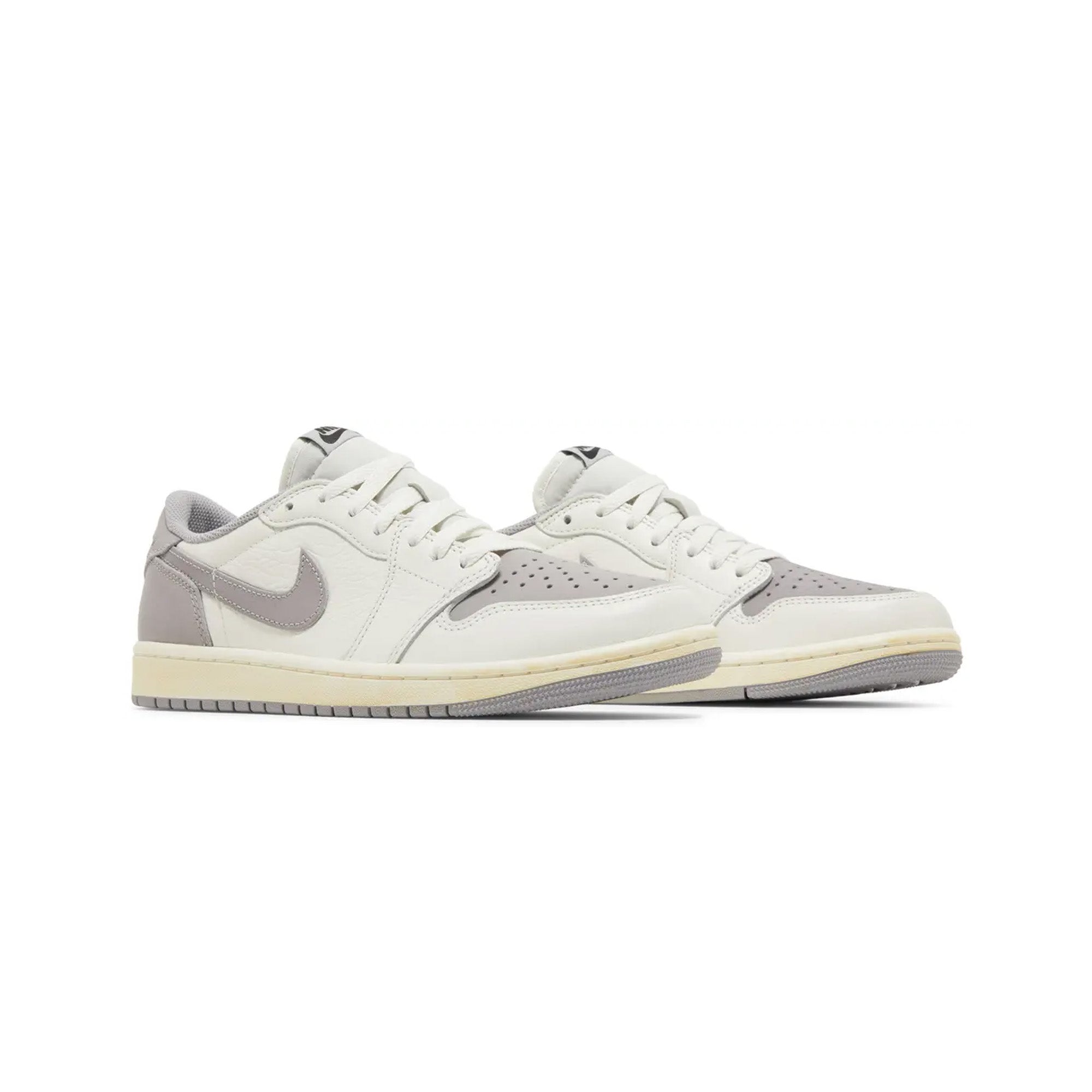 Air Jordan 1 Retro Low OG 'Atmosphere Grey' Sneakers (2023) - Men's Basketball Shoes for Casual Wear & Street Fashion