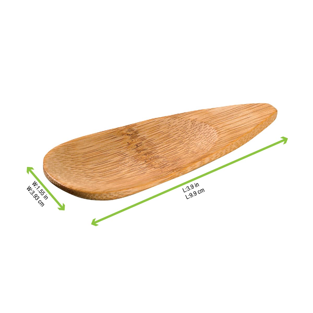PACKNWOOD 209B PATTAYA - Eco-Friendly Bamboo Tasting Spoons - 3.9
