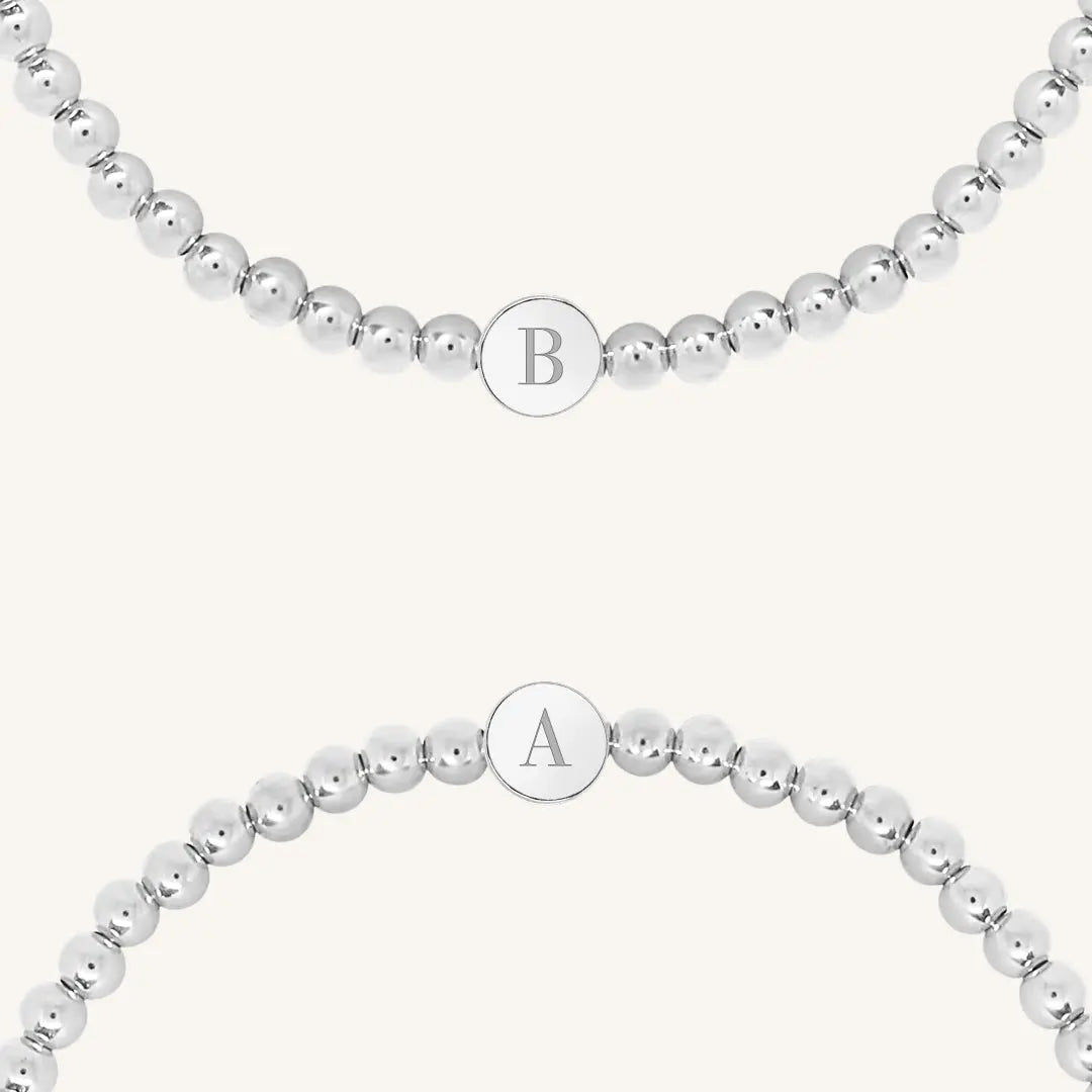 Etch Alpha Letter Bracelet - Personalized Custom Name Bracelet for Women & Men - Perfect for Gifts, Anniversaries, and Everyday Wear