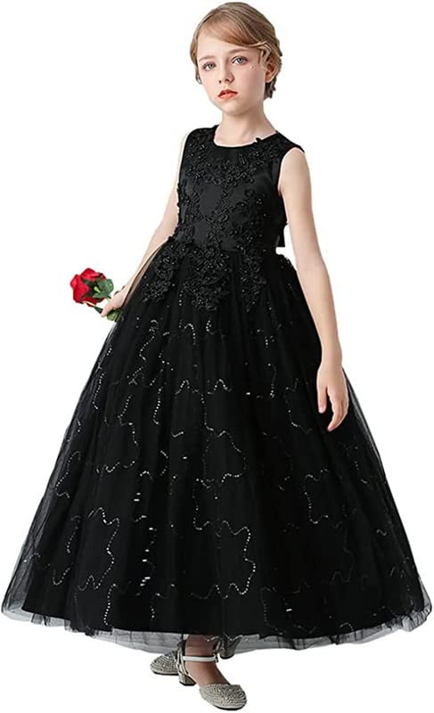 Shanghai Story Girls Party Dress for Ages 3-16 | Elegant Holiday Long Dress for Christmas, Birthday & Special Occasions | Perfect for Festive Celebrations, Pageants & Family Gatherings