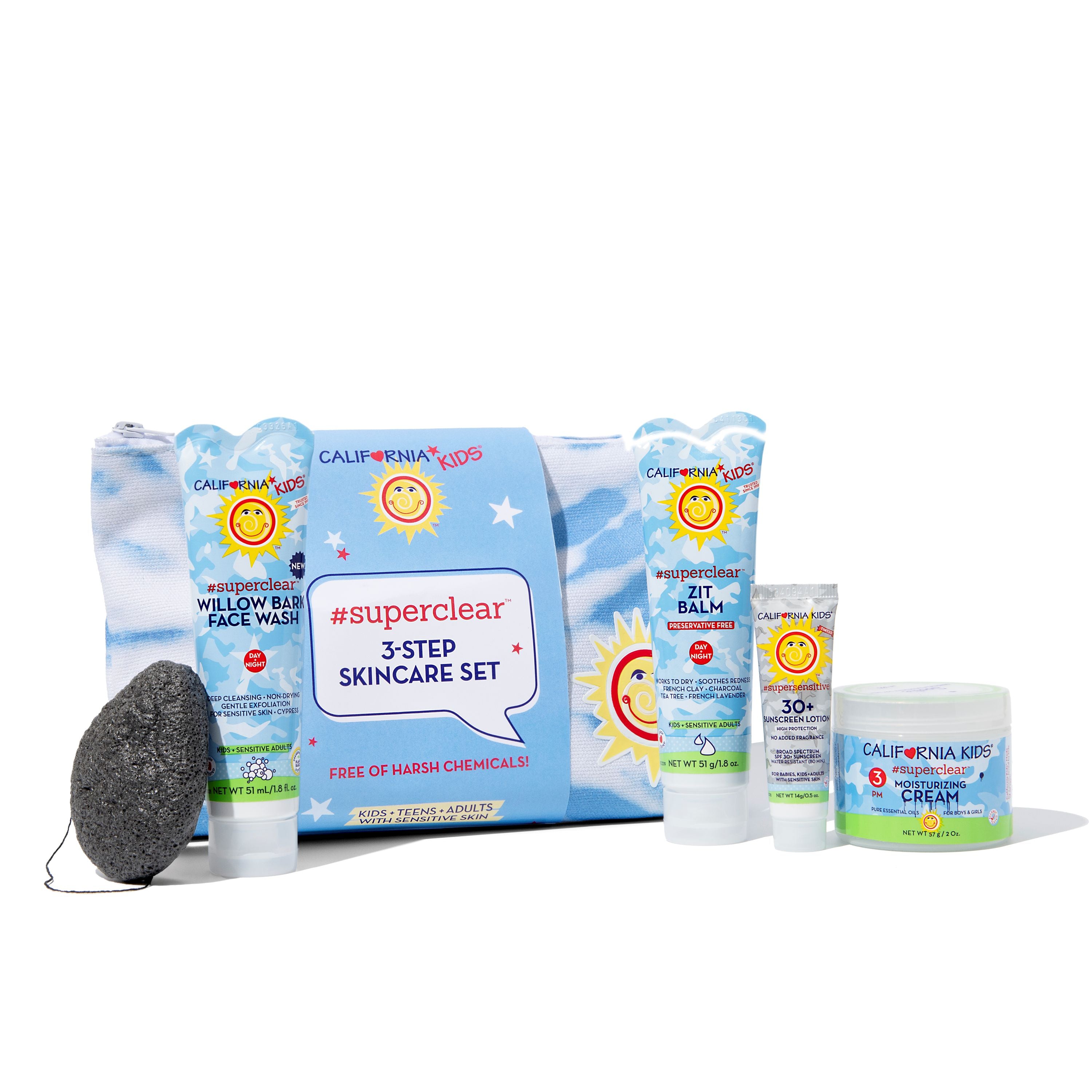 California Kids® #SuperClear™ Kit - Clear & Safe Kids' Activity Set for Home, School & Travel | Perfect for Arts, Crafts & Mess-Free Play