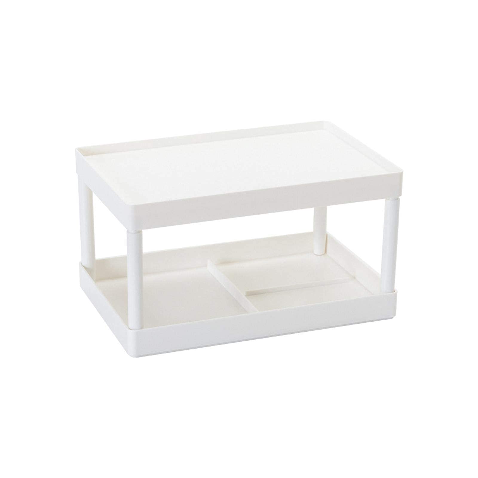 Nevup 2-Tier Desktop Organizer Shelf - Space Saving Dorm & Office Storage Rack for Books, Stationery, School Supplies - Perfect for Study Desk, Bedroom & Small Spaces
