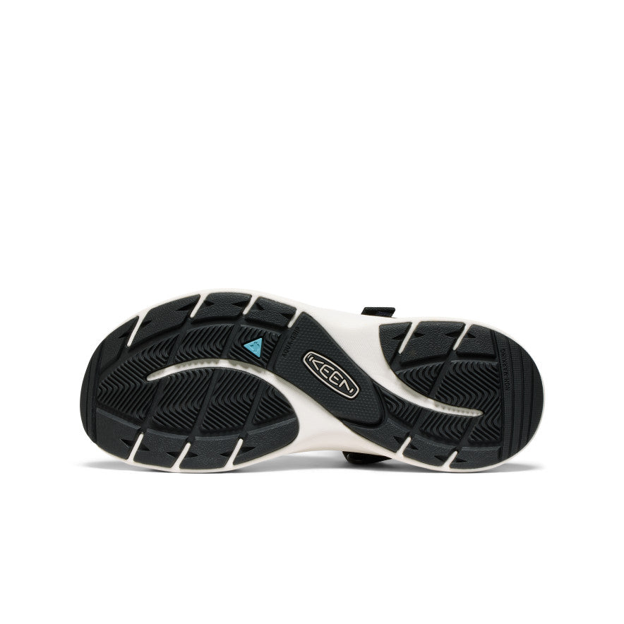 Women's Leiki Open Toe Sandals - Black/Star White | Comfortable Summer Casual Shoes for Beach, Vacation & Daily Wear