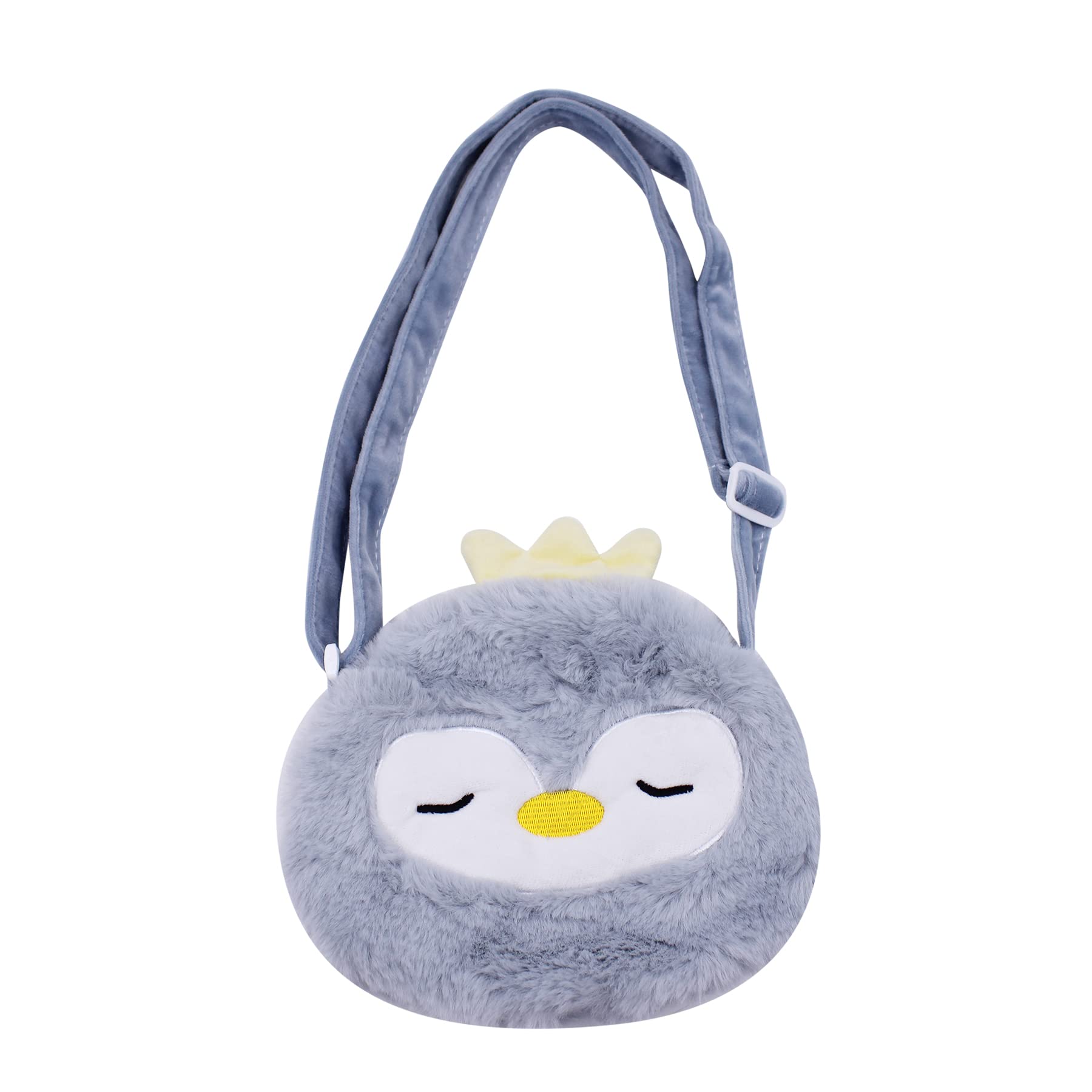 Adorable Cartoon Plush Animal Crossbody Bag for Women & Girls - Soft Fluffy Shoulder Purse, Cute Messenger Satchel Handbag - Perfect for School, Travel, Shopping & Daily Use