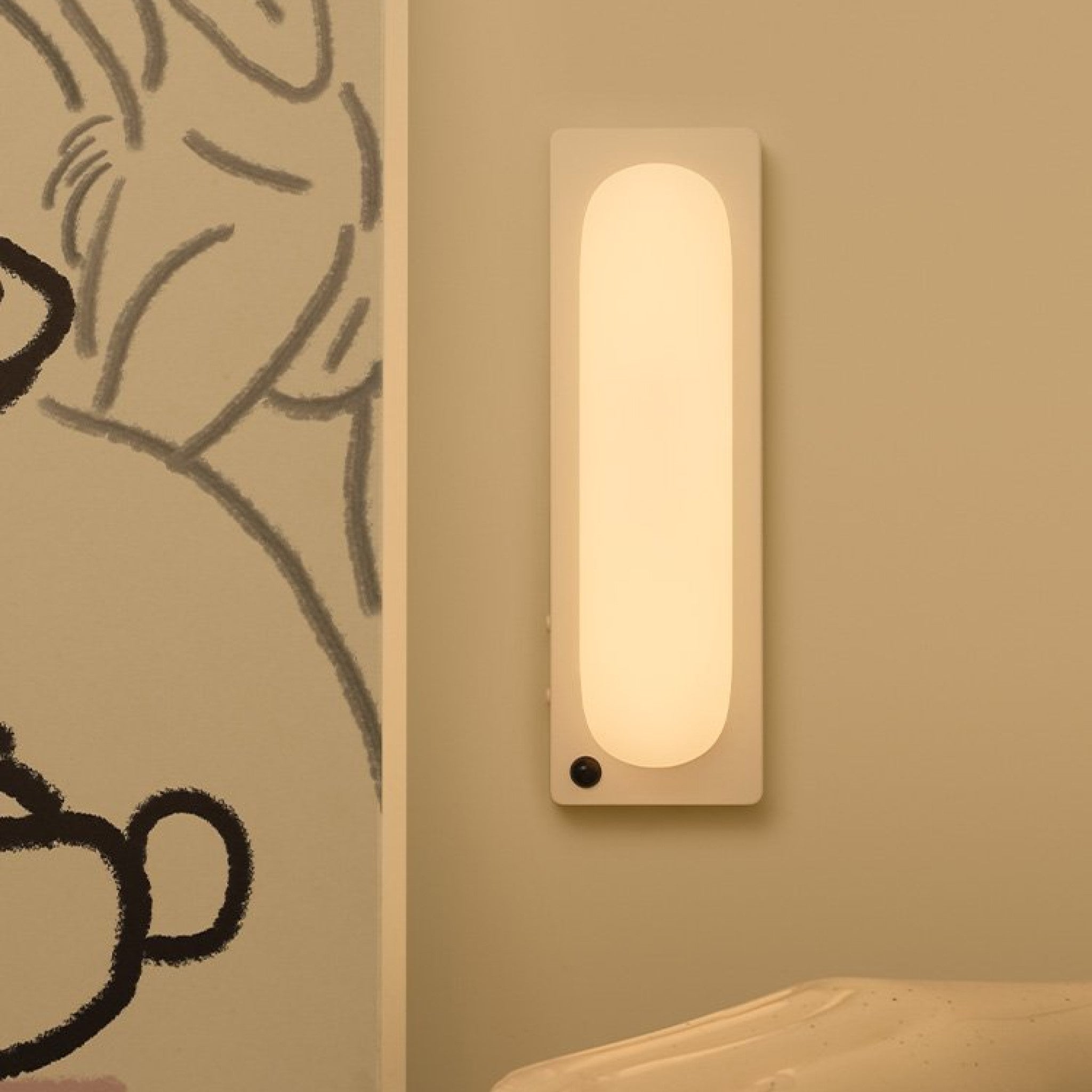 OSC Bar Sensor Lamp - White LED Motion Activated Light for Closets, Hallways & Staircases - Energy Efficient Night Light