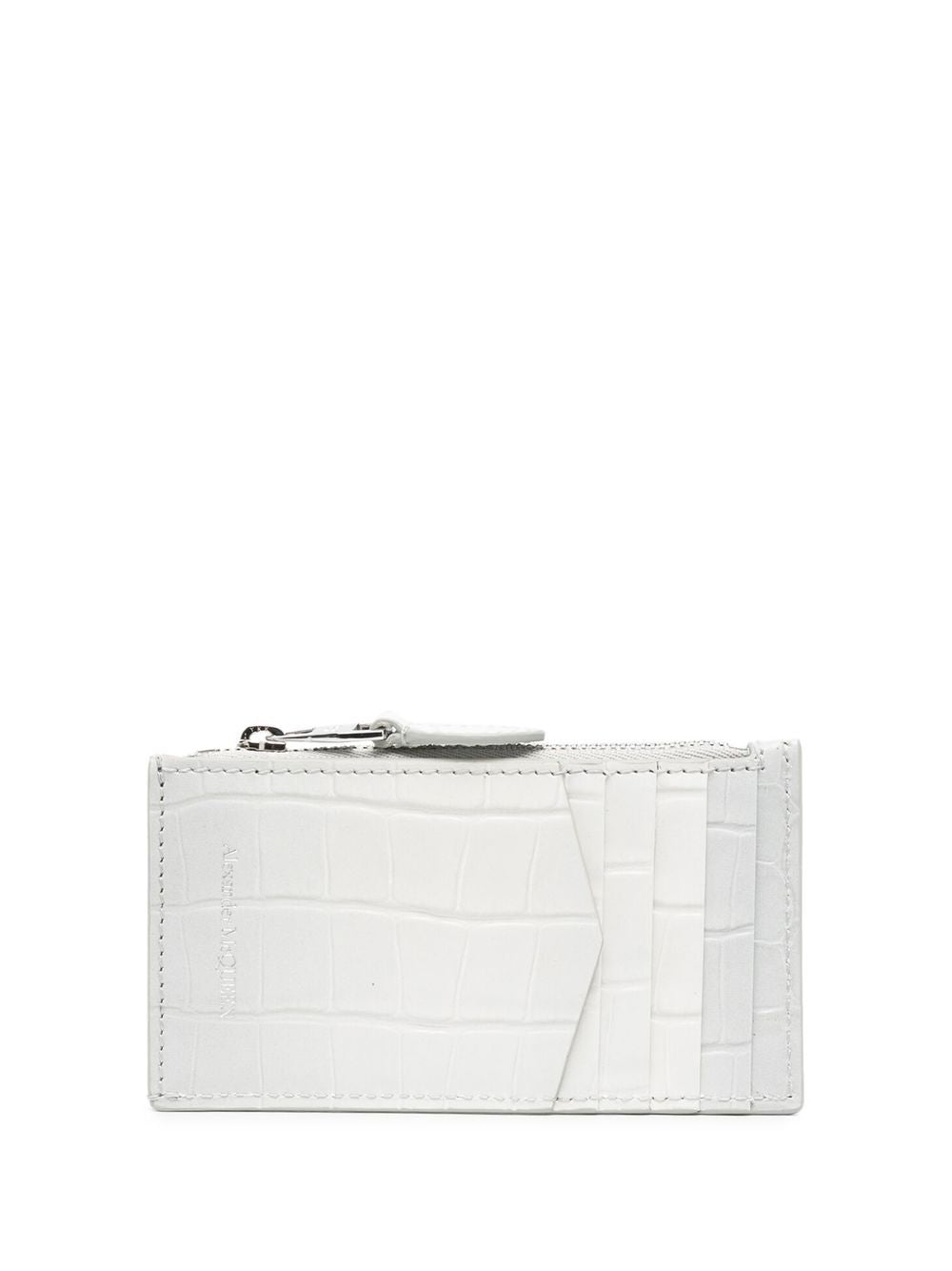 Alexander McQueen Genuine Leather Wallets for Women & Men - Stylish White Designer Wallet for Everyday Use & Luxury Gift Giving